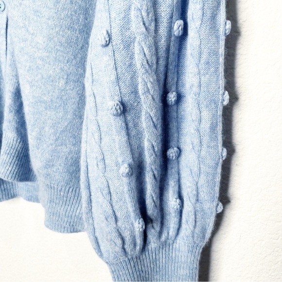 Scott & Scott London 100% Cashmere Cardigan Blue Large - Picture 6 of 13